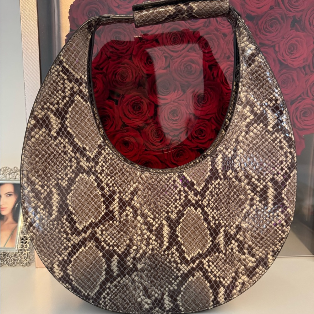 Staud SnakeskinPatterned Hobo Bag worn once!